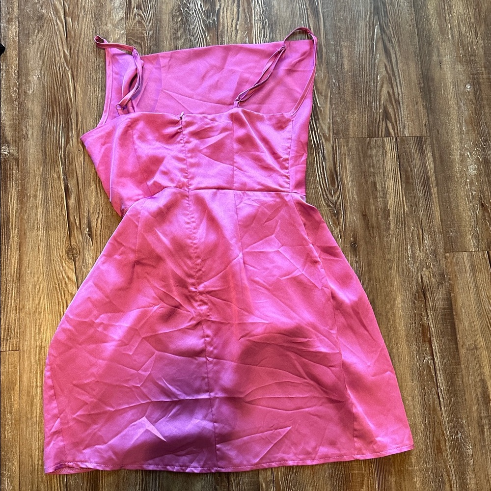 Revolve Superdown cowl neck purple mini dress medium - Picture 4 of 4
